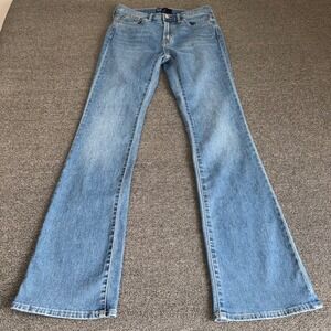 GAP Denim Bootcut Jeans Womens 0/25R Medium Wash Stretch Blue Denim Boho Casual